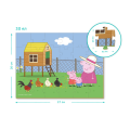 Puzzle „Peppa și puișorii”, seria Purcelușa Peppa, 30 elem.