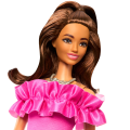 Кукла Barbie «Модница с каштановыми волнистыми волосами и розовым платье» Кукла Barbie «Модница с каштановыми волнистыми волосами и розовым платье»