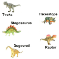 Lumea dinozaurilor, 6 modele Lumea dinozaurilor, 6 modele