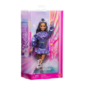 Păpușa Barbie „Fashionistă rochie violetă lucioasă” Păpușa Barbie „Fashionistă rochie violetă lucioasă”