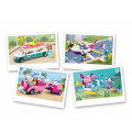 Конструктор “Яркий транспорт”, 4 модели, от 111 до 117 эл.