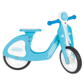 Retro-bicicletă fără pedale, cu roți EVA, albastră Retro-bicicletă fără pedale, cu roți EVA, albastră