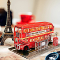 3D puzzle “Autobuz londonez cu 2 etaje”, cu iluminare LED, 161 elemente