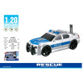 1:20 Mașină de poliție cu fricțiune (lumini /sunete) 1:20 Mașină de poliție cu fricțiune (lumini /sunete)