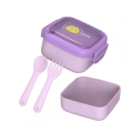 Caserolă 2 în 1 cu Linguriță și Furculiță, Mov, U-Grow