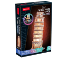 3D Puzzle “Turnul din Pisa” cu iluminare LED, 42 elemente