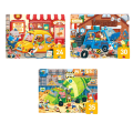 Seria de puzzle-uri „Transportul Urban”, 3 în 1, nivelul 3 Seria de puzzle-uri „Transportul Urban”, 3 în 1, nivelul 3