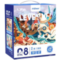Seria de puzzle-uri „Carte magică și basm”, 2 în 1, nivelul 8 Seria de puzzle-uri „Carte magică și basm”, 2 în 1, nivelul 8