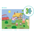 Puzzle 2 în 1 „Disctracție în grădină”, seria Peppa Pig, 60 elem.