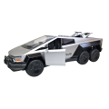 1:16 Инерционный шестиколесный «Cybertruck» (свет/звук) 1:16 Инерционный шестиколесный «Cybertruck» (свет/звук)