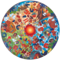 Puzzle rotund „Epoca de Piatră”, 100 elem.
