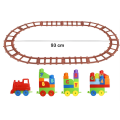 Set de construcție „Tren”, 77 piese Set de construcție „Tren”, 77 piese