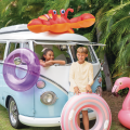 INTEX Cerc gonflabil “Transparent” D 76 cm, până la 40 kg, 8+, 4 culori