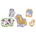Set puzzle 10 în 1 „Prietenii de la Fermă”