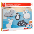 Puzzle tactil – inserție „Animăluțe polare” Puzzle tactil – inserție „Animăluțe polare”