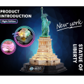 3D Puzzle “Statuia Libertății” cu iluminare LED, 79 elemente