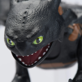 Jucărie interactivă „Toothless” cu efecte de lumină și sunet
