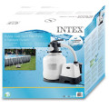 INTEX Песочный Фильтр-Насос и Хлоргенератор “Krystal Clear QX2600”, резервуар для песка 55кг, производительность 10000 л/час