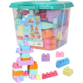 Set de construcție Găleată cu blocuri pastel „Play Blox”, 107 piese Set de construcție Găleată cu blocuri pastel „Play Blox”, 107 piese