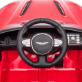 Mașinuță ASTON MARTIN, Baterie 12V7AH, 2 motoare de 35W, roti EVA