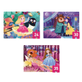 Seria de puzzle-uri „Prințese din Povești”, 3 în 1, nivelul 3 Seria de puzzle-uri „Prințese din Povești”, 3 în 1, nivelul 3