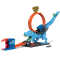 Hot Wheels Set de joc „T-Rex – Distrugătorul orașului”
