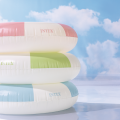 INTEX Надувной круг «Пляжный» Д 91 см, до 60кг, 9+, 3 цвета