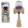«Kendama Super Sticky X Original», rulment metalic, ața 62/65 cm, King size 7.5 x 6 x 18 cm, gradient gri-mov