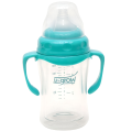Sticluța cu gât larg, sticlă, 180 ml, de la 3 luni Sticluța cu gât larg, sticlă, 180 ml, de la 3 luni