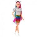 Игровой набор Barbie «Леопардовый образ с радужными волосами» Игровой набор Barbie «Леопардовый образ с радужными волосами»