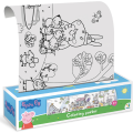Poster de colorat pentru copii „Timp de joacă”, seria Peppa Pig, 70 cm