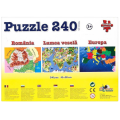 Puzzle „Harta României”, 240 elem. Puzzle „Harta României”, 240 elem.