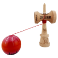 «Kendama Super Sticky X Original», металлический подшипник, веревка 62/65 см, King size 7.5 x 6 x 18 см , «Паук» красная «Kendama Super Sticky X Original», металлический подшипник, веревка 62/65 см, King size 7.5 x 6 x 18 см , «Паук» красная