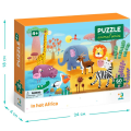 Puzzle „În Africa fierbinte”, seria Animale, 60 elem. Puzzle „În Africa fierbinte”, seria Animale, 60 elem.