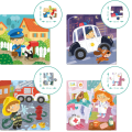 Puzzle 4 în 1 „Profesii” Puzzle 4 în 1 „Profesii”