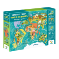Joc magnetic „Harta lumii: Animale”, 1 tablă magnetică, 36 elem. Joc magnetic „Harta lumii: Animale”, 1 tablă magnetică, 36 elem.