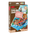3D puzzle Corabie cu pânze, 33 elem. 3D puzzle Corabie cu pânze, 33 elem.