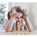Sorter-piramidă din lemn „Animăluțe” Sorter-piramidă din lemn „Animăluțe”