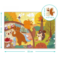 Puzzle „Recoltare în pădure”, seria Anotimpuri, 60 elem. Puzzle „Recoltare în pădure”, seria Anotimpuri, 60 elem.