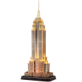 3D puzzle “Empire State Building”, cu iluminare LED, 37 elemente