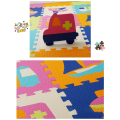 Covoraș-puzzle educativ „Mașinuțe și avione”, 9 elem. Covoraș-puzzle educativ „Mașinuțe și avione”, 9 elem.