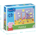 Puzzle „Curățenie distractivă”, seria Peppa Pig, 60 elem. Puzzle „Curățenie distractivă”, seria Peppa Pig, 60 elem.