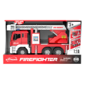 1:10 Camion de pompieri cu inerție (lumină / sunet) 1:10 Camion de pompieri cu inerție (lumină / sunet)