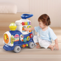 Jucărie de tras 4 in 1 „Trenuț”, albastru Jucărie de tras 4 in 1 „Trenuț”, albastru