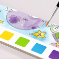 Cartea de colorat cu acuarele inclusă „Aventură în jurul lumii” Cartea de colorat cu acuarele inclusă „Aventură în jurul lumii”