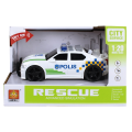 1:20 Mașină de poliție cu fricțiune (lumini /sunete) 1:20 Mașină de poliție cu fricțiune (lumini /sunete)