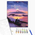 Pictură pe numere 40*50 cm (în cutie) – Apus liliachiu. Pictură pe numere 40*50 cm (în cutie) – Apus liliachiu.