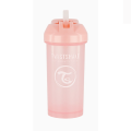 Cana cu Pai, Roz Pastel, 360 ml Cana cu Pai, Roz Pastel, 360 ml