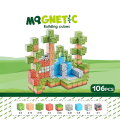 Set de construcție din cuburi magnetice, 106 elem. Set de construcție din cuburi magnetice, 106 elem.