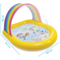 INTEX Piscină gonflabilă pentru copii cu baldachin și jeturi de apă 147x130x86 cm, 84 L, 2+ INTEX Piscină gonflabilă pentru copii cu baldachin și jeturi de apă 147x130x86 cm, 84 L, 2+